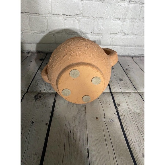 VASE TERRA-COTTA POTTERY TEXTURED MATTE MINIMALIST - ceramic - Picture 3 of 3